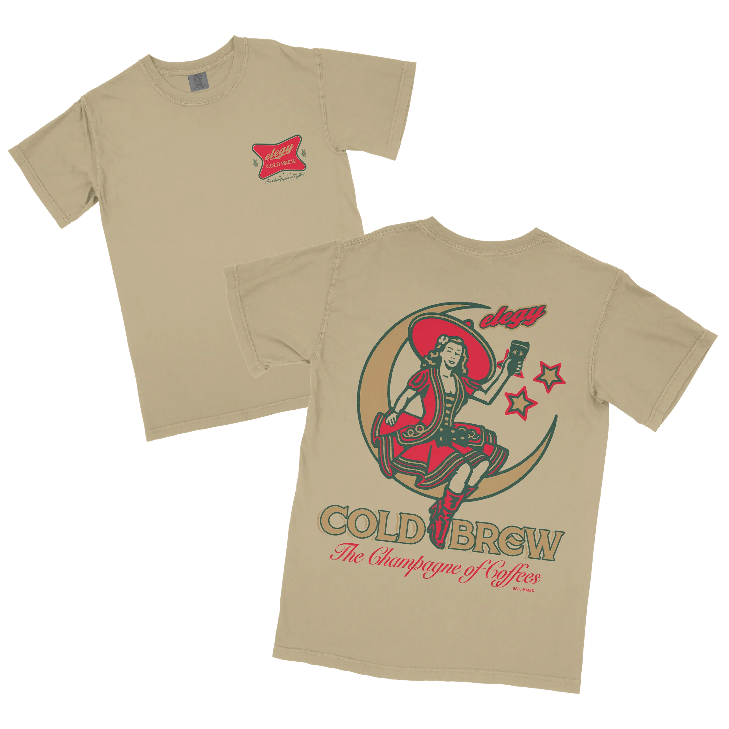 Elegy Cold Brew T-Shirt (Khaki)