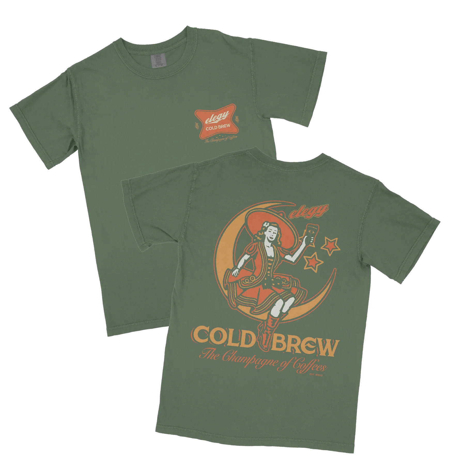 Elegy Cold Brew T-Shirt (Moss)