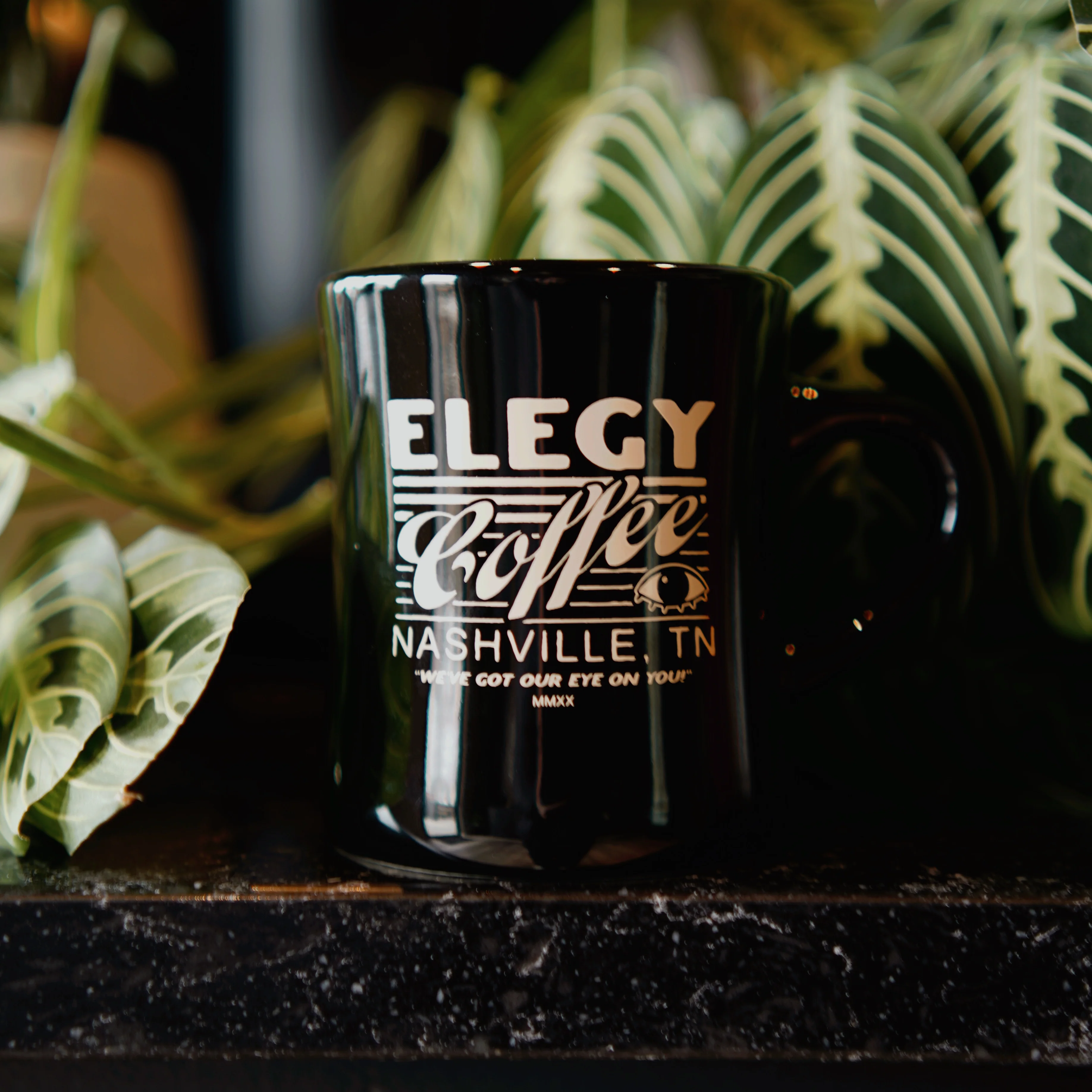 Elegy Eye On You Diner Mug (10oz) (Black)