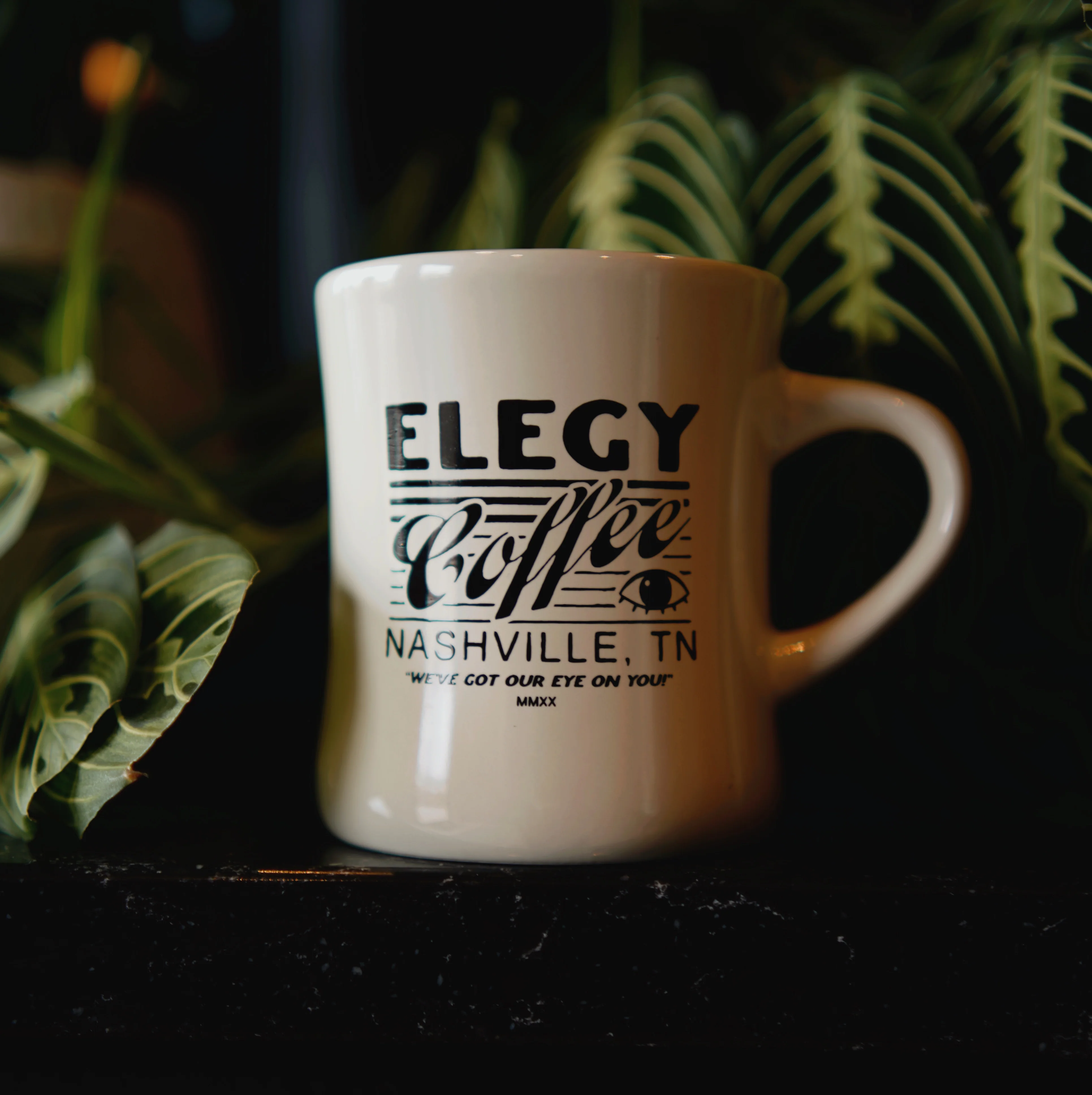 Elegy Eye On Your Diner Mug (10oz) (Natural)