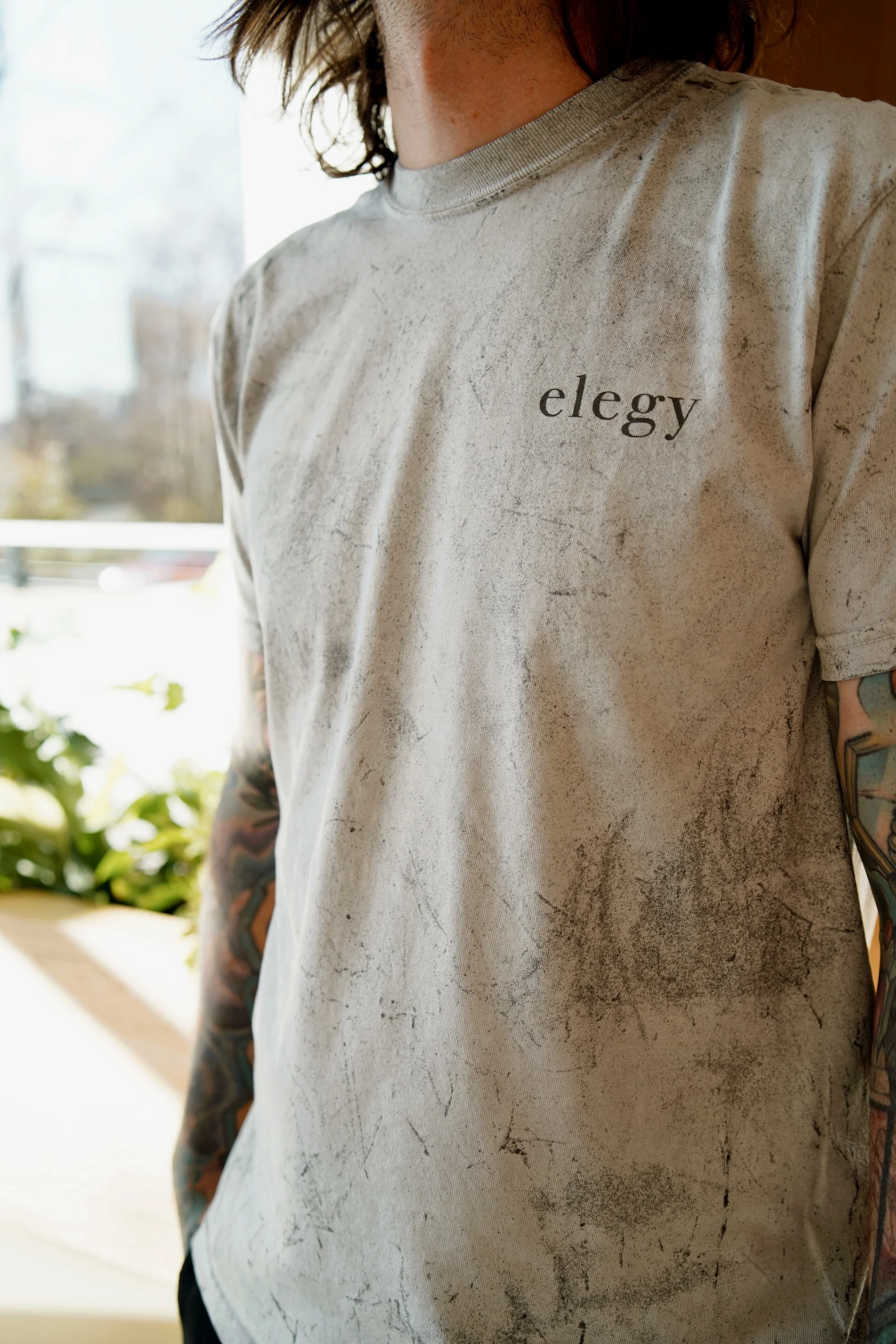Elegy Iconography T-Shirt (Smoke) - Image 2