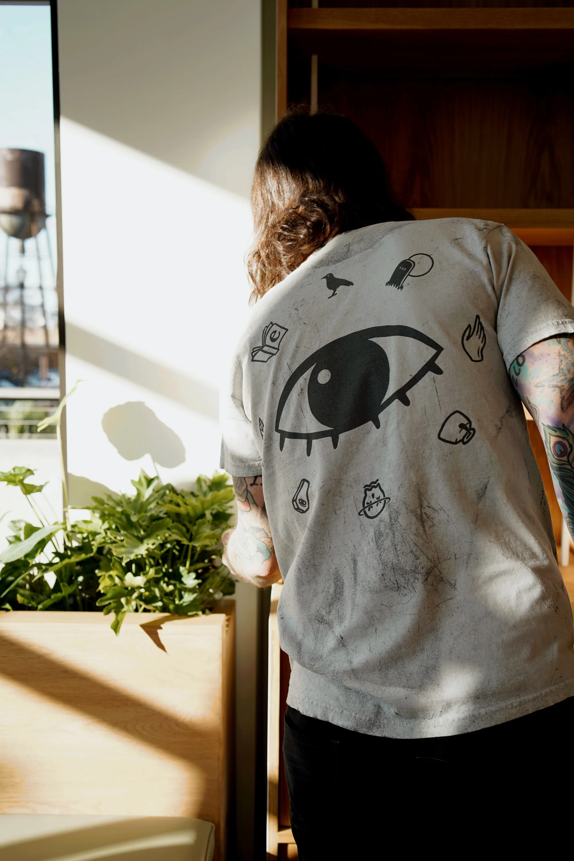Elegy Iconography T-Shirt (Smoke) - Image 3
