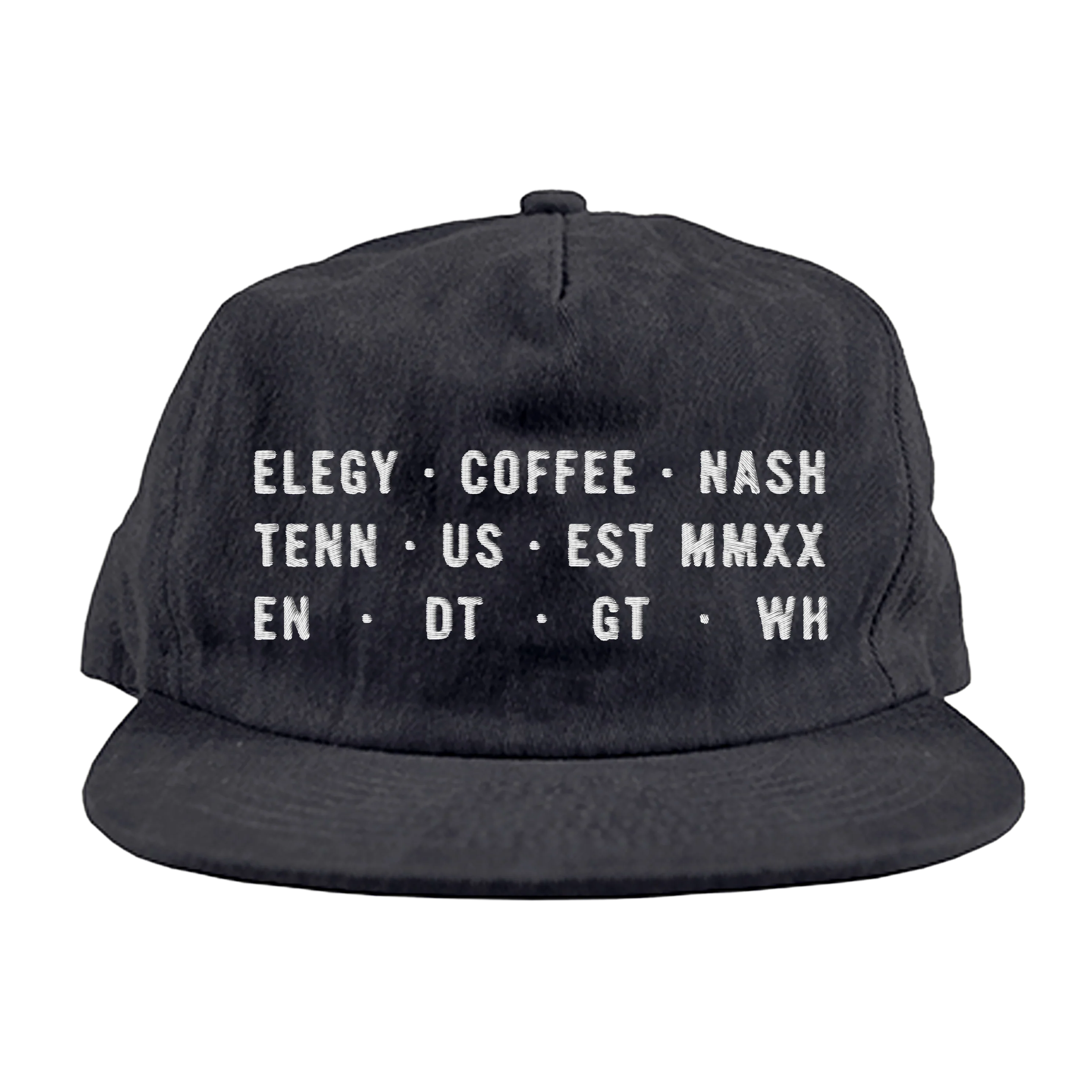 Elegy Letters Hat (Black)