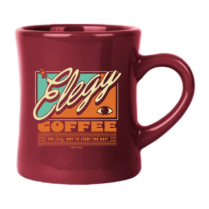 Elegy Only Way Diner Mug (10oz) (Sangria)