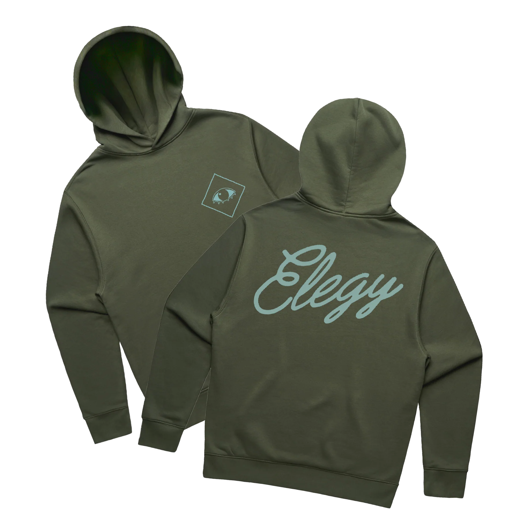 Elegy Script Hoodie (Cypress)